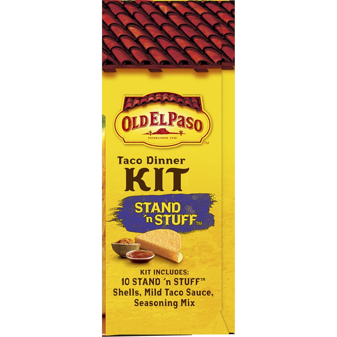 Stand N Stuff Taco Dinner Kit Mexican Dishes Old El Paso 9080